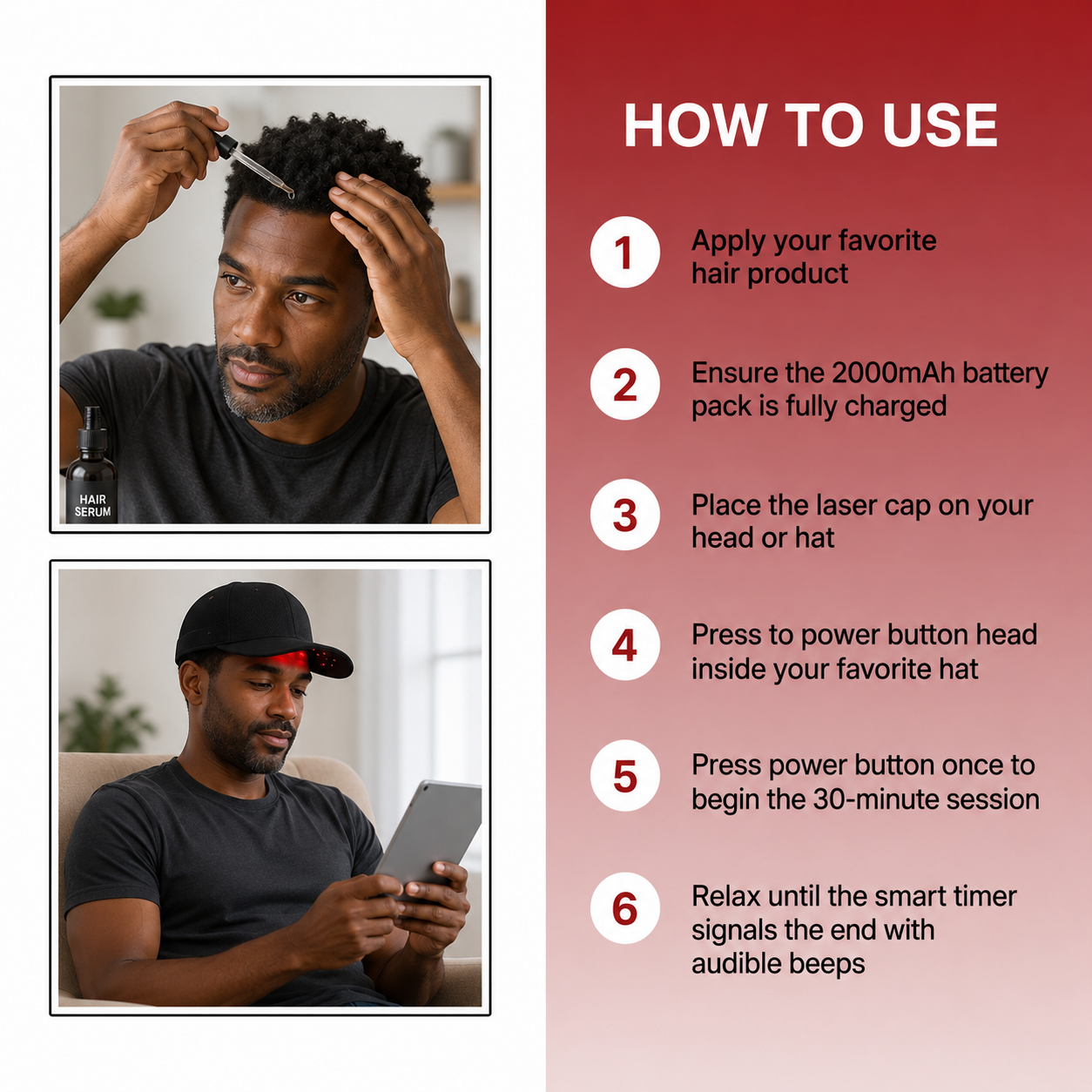Urexinaa hair growth Cap